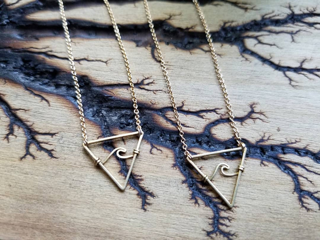 The Elemental Wave Necklace