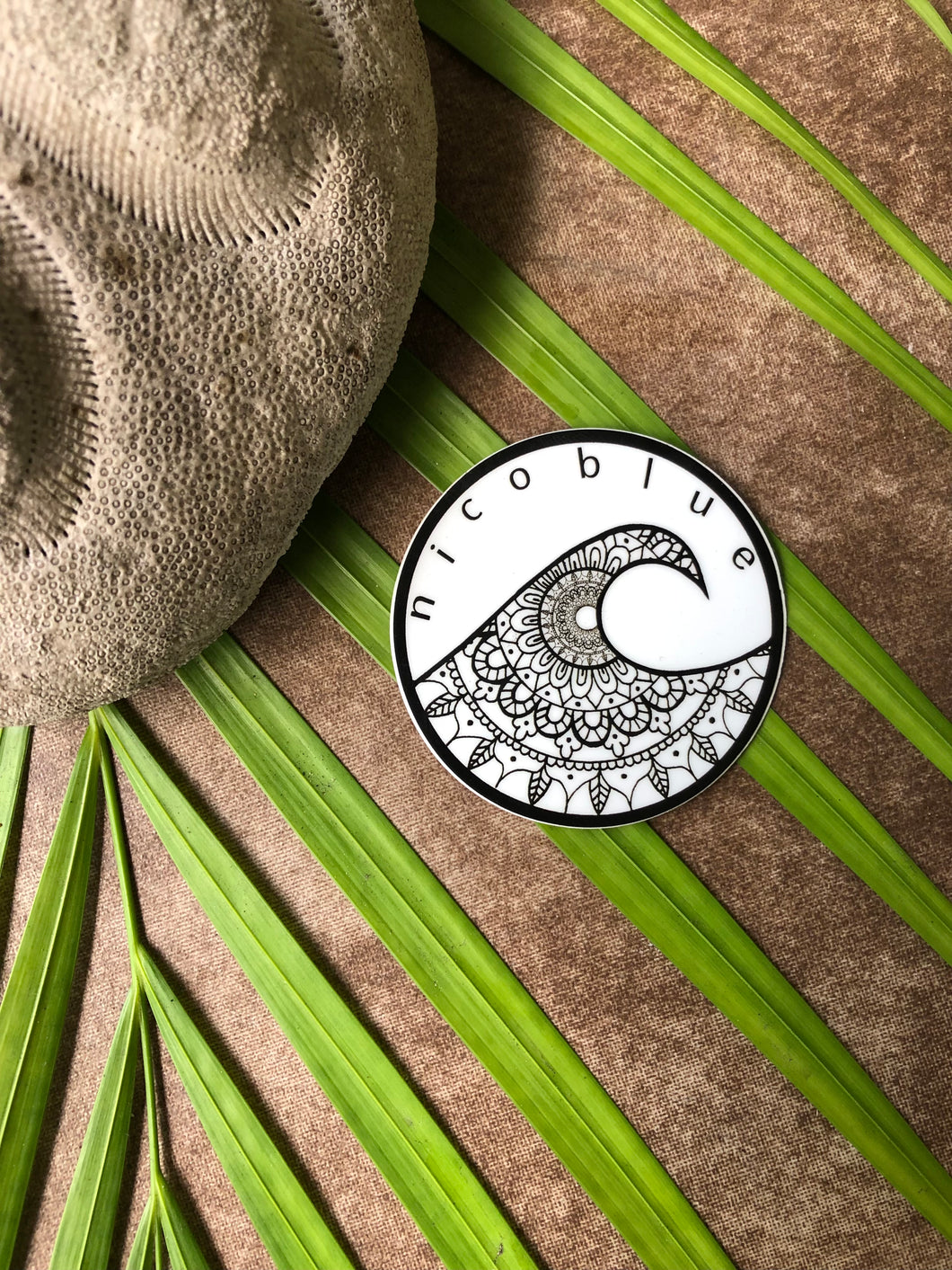Mandala Sea Sticker - Mini
